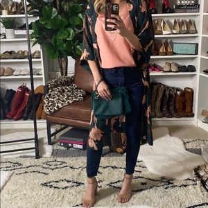 A. New. Day. Kimono, flower print one size